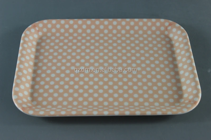 8.5" Melamine Small tary , Mealmine Rectangle tray For Kids