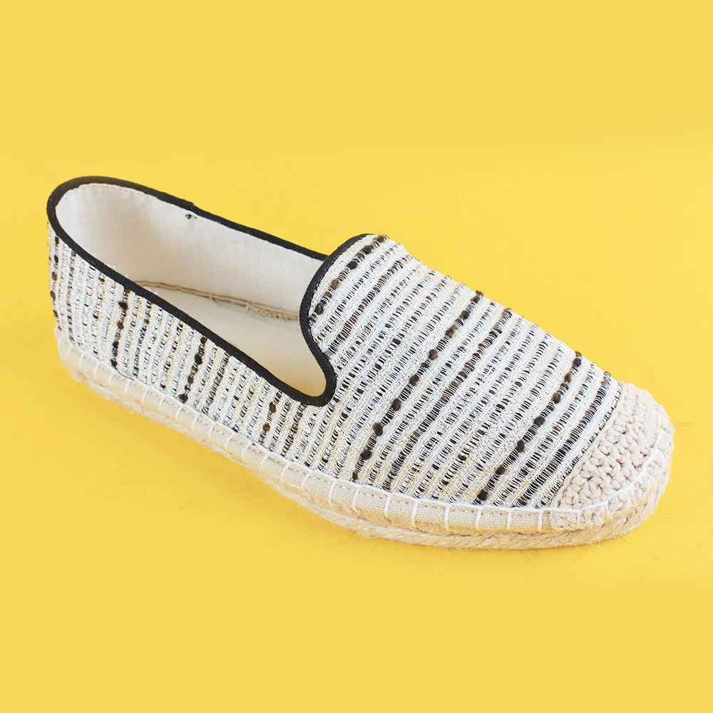 beige flat espadrilles