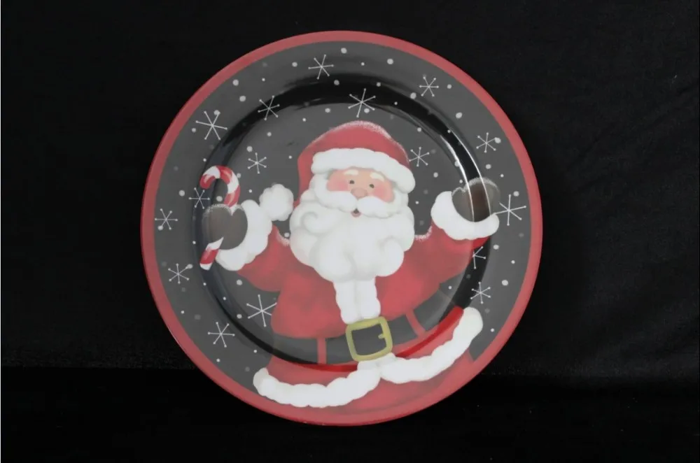 11inch melamine christmas plate