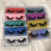 25mm eyelashes 10pairs eyelashes sample set come with regular lash box mix styles mix packing colors
