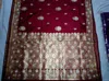 RED COLOR: EMBROIDERY AND STONE WORK WEDDING SAREES