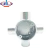 BS61386 IP30 Hot-dip cast malleable iron circular box type electronic & instrument enclosures