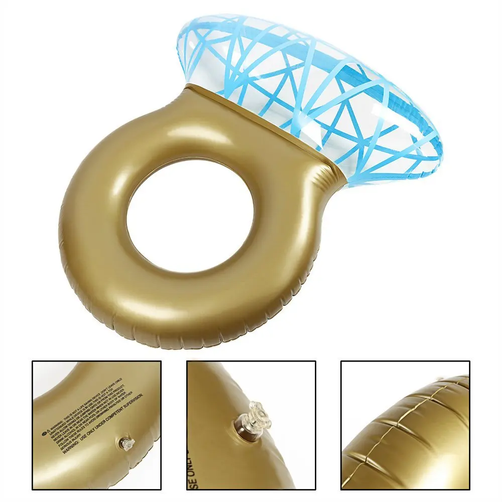 inflatable diamond ring pool