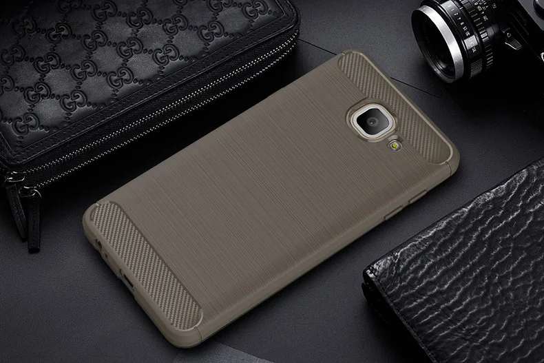 2017 New Arrival Carbon Fiber Tpu case for Samsung Galaxy On max brushed tpu soft cover for Samsung Galaxy On max