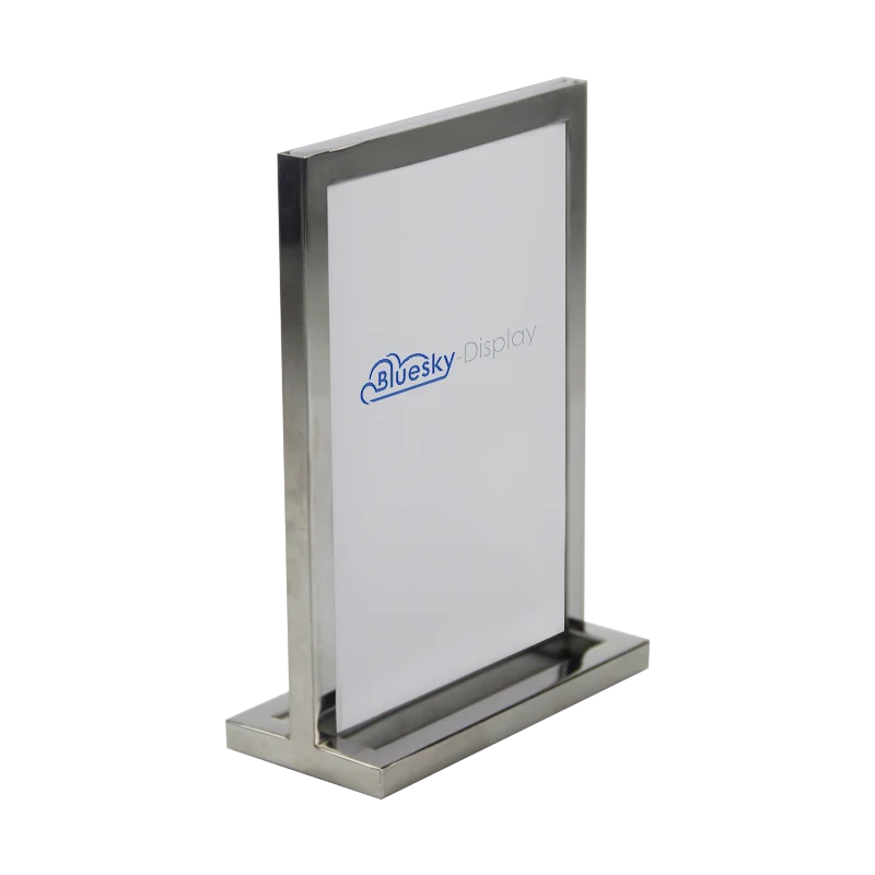 Custom Double Sided A Frame Sign Trade Show A3 A4 Size Metal Poster