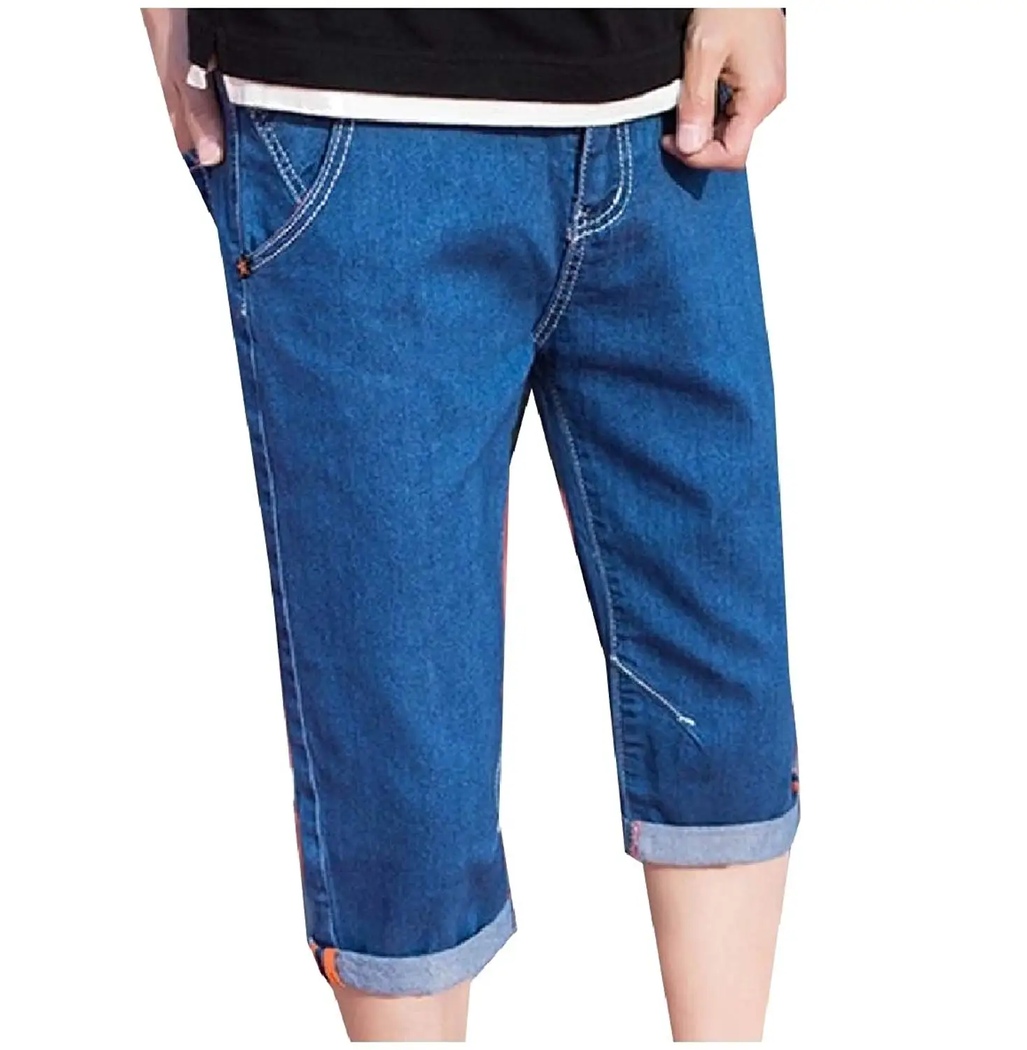 CBTLVSN Womens Harem Destroyed Stylish Denim Destroyed Ripped Hole Overalls Pant Jumpsuits