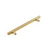 New Design PB Stainless Steel Polished Brass Solid Furniture Kitchen Cabinet T Bar Handle