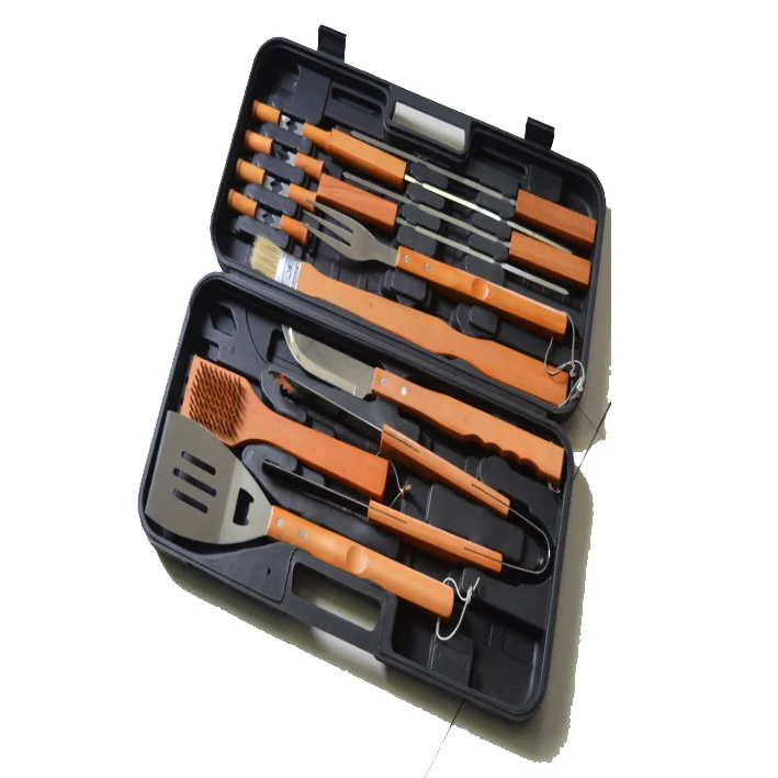 Factory Price For 18 Pcs Snap On Tools Bbq Set With Plastic Portable ...