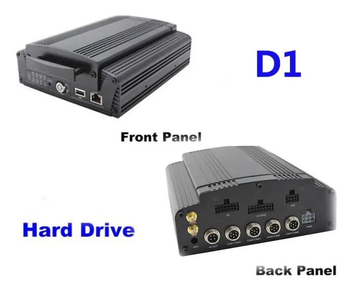 Hot Sale 8CH D1 HDD Car Mobile DVR With 3G / 4G GPS WIFI