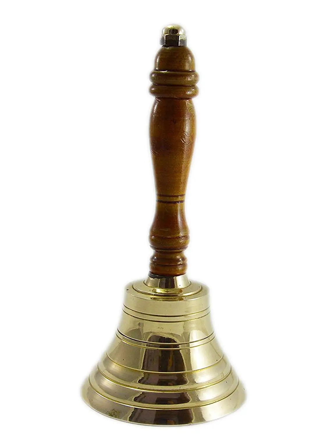 Polished Brass 4" Hand Held Service Bell