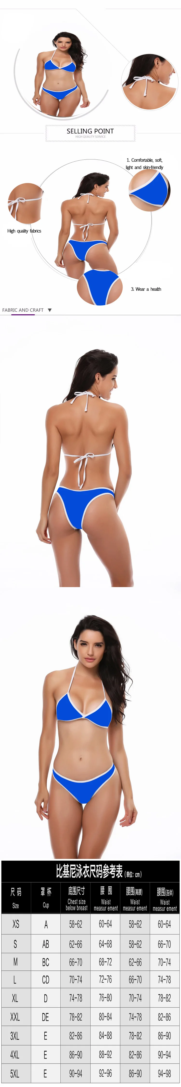 Best Selling Micro Thong Sequin Bikini Latex For Women