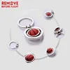 Factory REMOVE BEFORE FLIGHT Brand Keyrings Basketball Shaped Key Ring Chain Metal Present Fashion Keychain for Men and Women