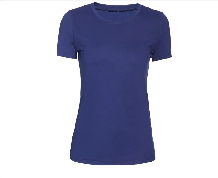 Custom Relaxed Fit White Blank T Shirts Pure Color Womens Cotton T