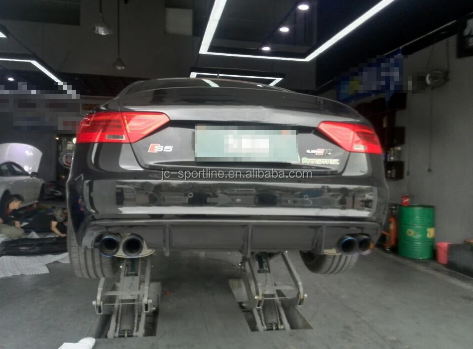Audi A5 8T S5 Sportback Coupe Quattro - Carbon Fiber Rear Diffuser Lip