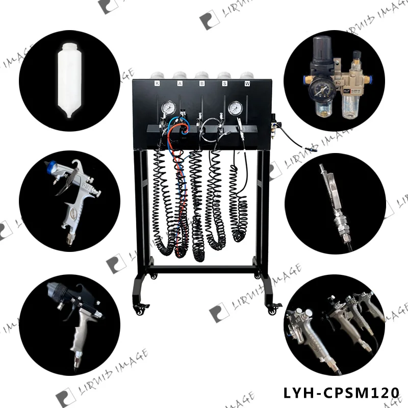 Silver Mirror Chrome Plating Machine & Single Spray Gun & Spray Chrome