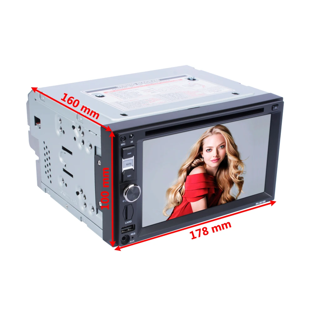 2 Din Car Dvd Stereo Multimedia Universal Player With Bt/sd/usb Buy 2