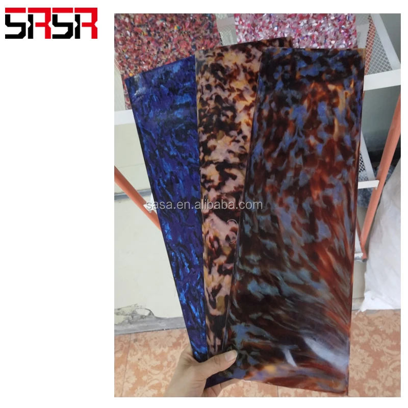 Italy Cellulose Acetate Sheets Custom Acetate Sheet For Eye Wear Frame