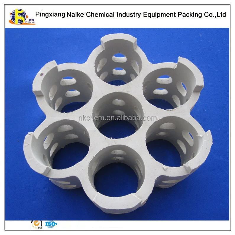 light ceramic combination tower packing ring for washing benzene and ammonia