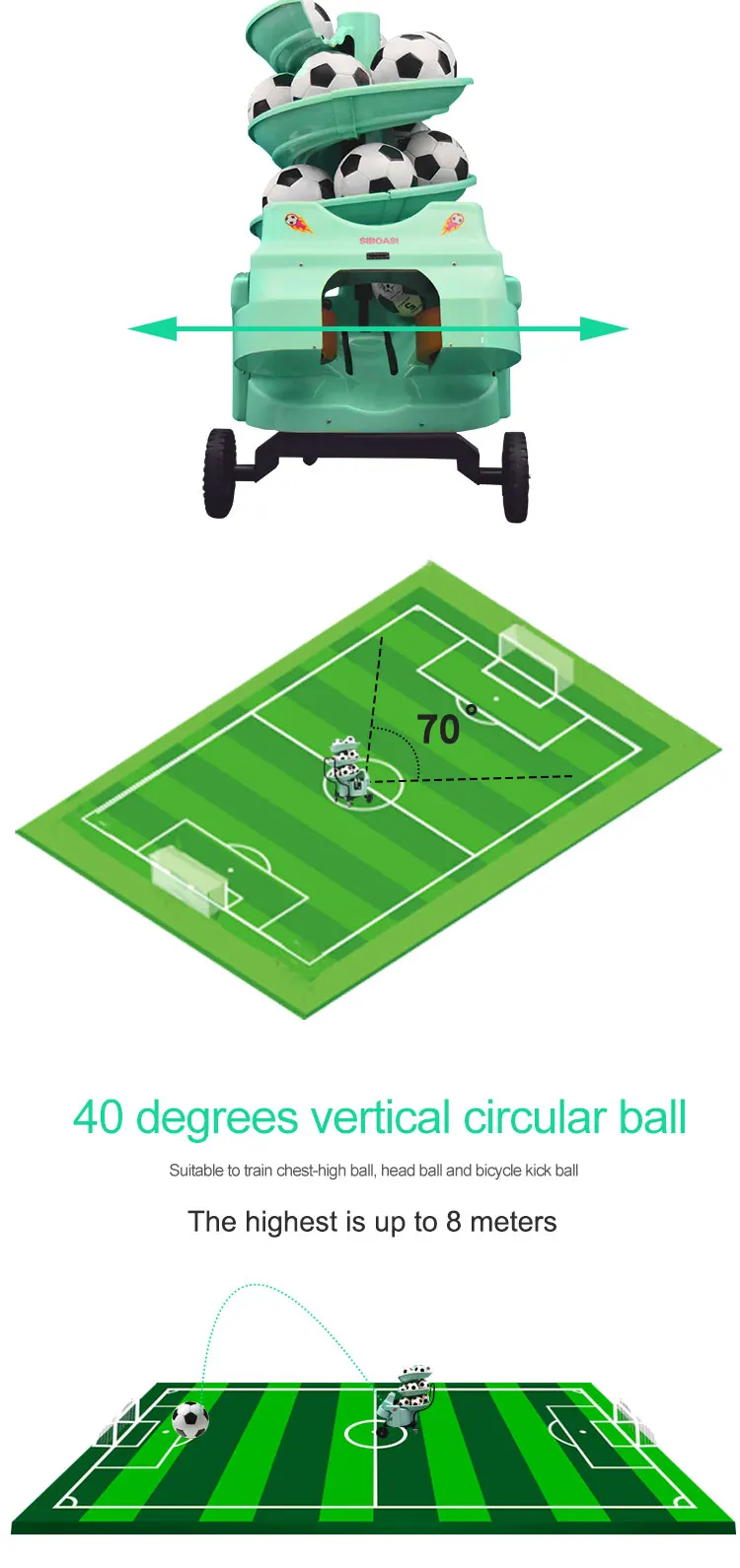 automatic soccer ball launcher