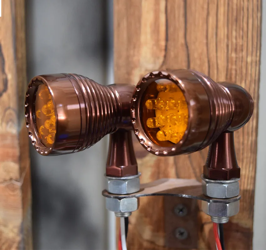 Custom Aftermarket Vintage Motorcycle Turn Signals Indicator For Harley