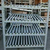 Flow-through glass storage box shelf rack storage mobile rack gravity rack