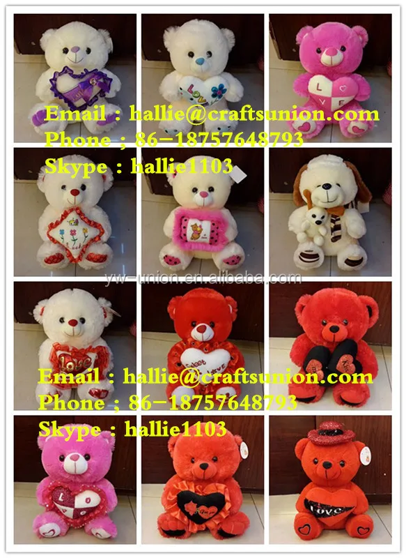 red teddy bear names