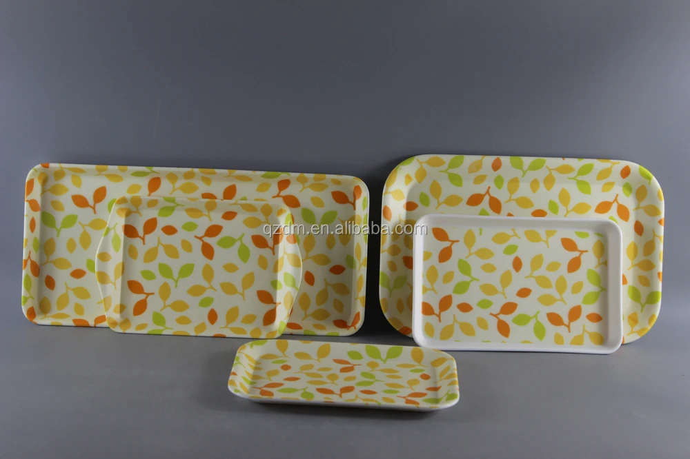 High Quality Melamine Tray Sets Of Various Size And Shape