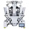 Standard combination scale newest design multihead weigher for leisure food candy jelly pets food puffy foods pistachio peanuts
