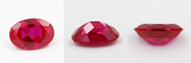 Artificial Ruby Gemstone Oval Cut 5# Ruby - Buy 5# Ruby,Oval Cut Ruby ...