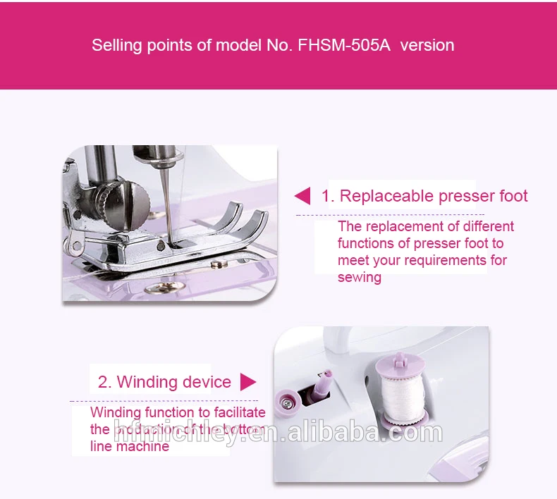 FangHua FHSM-505 mini buttonhole China sewing machine for edging
