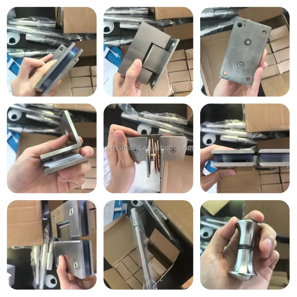 Frameless Glass Shower Door With Ss304 Hardware Glass Shower Door