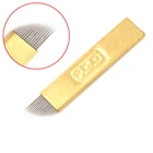 12F/14F 形状 PCD microblading ブレード眉毛タトゥー tebori 針ため 3D microblading タトペン