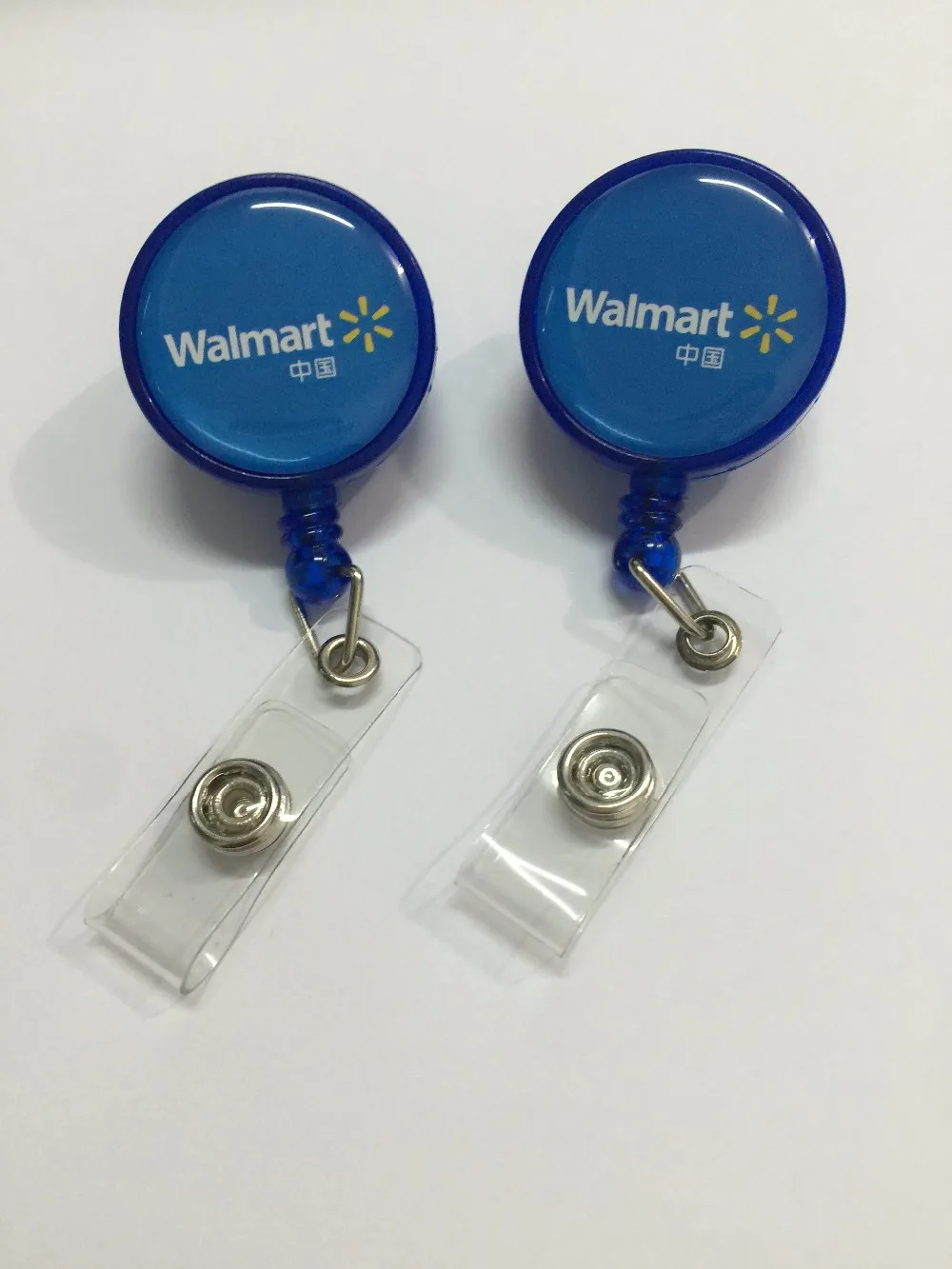 Retractable Badge Holder With Epoxy Sticker Logo For Walmart Buy