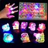 kids birthday christmas decoration led up ring wedding flashing plastic led ring