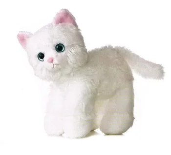 plush toy white cat animated soft cat plush toy gift buy plush toy