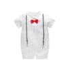 2019 new fashion gentleman bow tie design clothing flat angle baby boy clothes