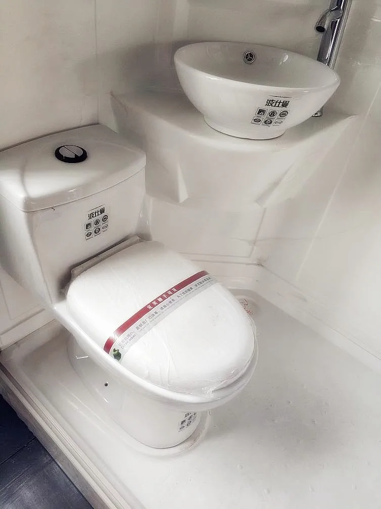 An1014 Prefab Camping Caravan Modular Bathroom Toilet Unit Shower Pod