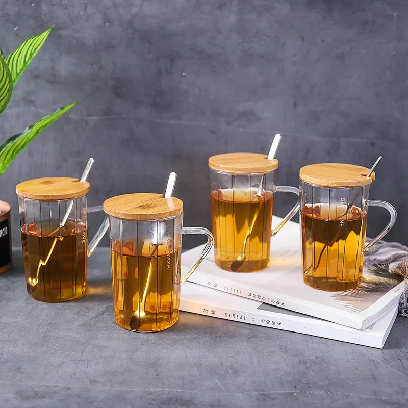 long glass mug