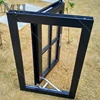 OEM & ODM grids design anodized aluminum alloy center pivoted window
