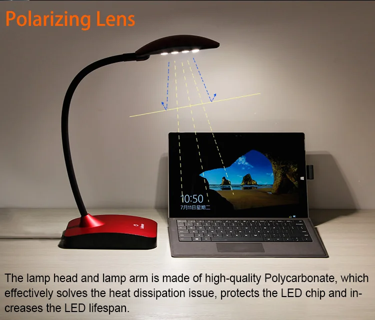 online shopping eye-protection student study reading light adjustable led study lamp