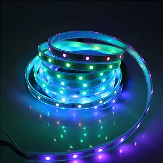 Hot sale DC12V WS2811 Led Strip 5050 Digital RGB LED Light,30LEDs/M IP67 Tube Waterproof Dream Magic Color