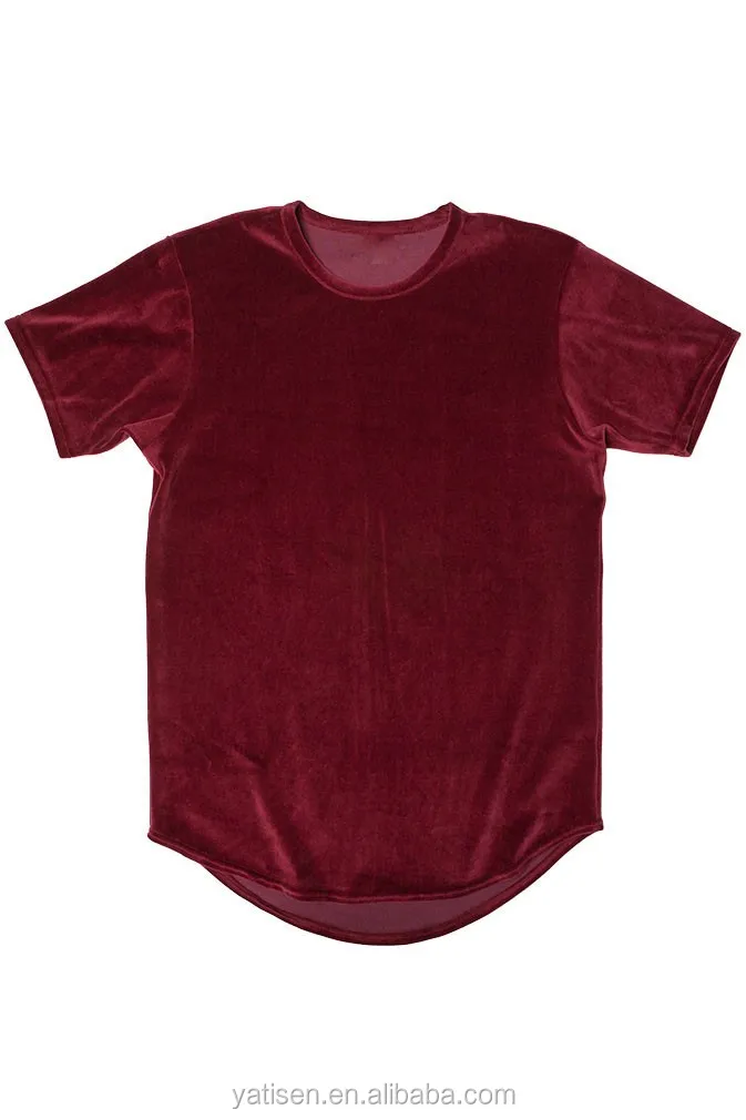 t shirt en velour homme