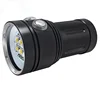 Diving Underwater 80M Photography Video Tactical Flashlight 15000LM Red Blue White LED Torch