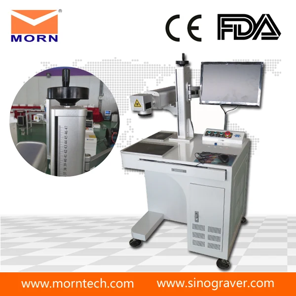 3d Color Printed Fiber Laser Marking Machine For Metal/plastic/tag/key
