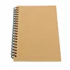 High quality custom brown spiral notebook with yellow paper manufacture