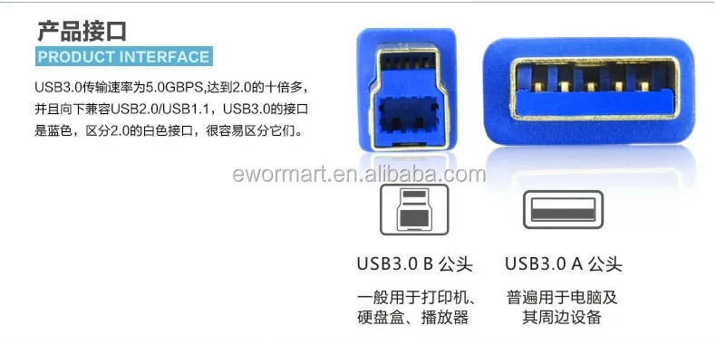 USB 3.0 printer usb cable usb to parallel printer cable driver printer head cable