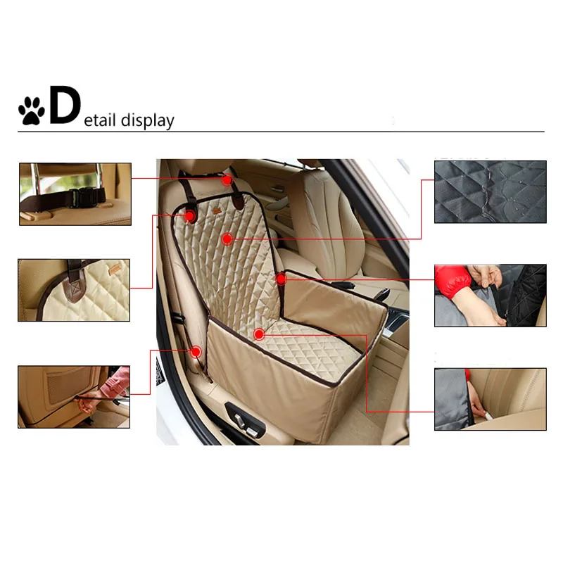 The Front Singleseat Pet Car Mat Pet Dog Car Mats With Thick