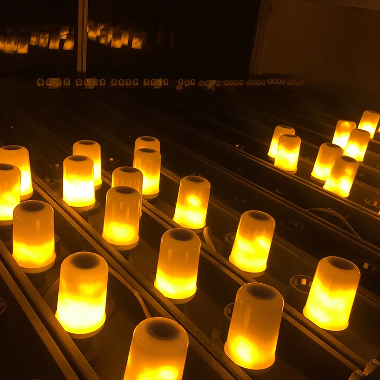 Candelabra Base Lamp Bulb C35 Flicker Flame Tip E12 E14 Led Candle