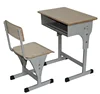 Folding Study Kids Table and Chair Set Child School Furniture Wood Height Adjustable