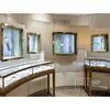 Factory Selling Attractive Shop Interior Design Luxury Crystal Glass Showcase for Jewelry